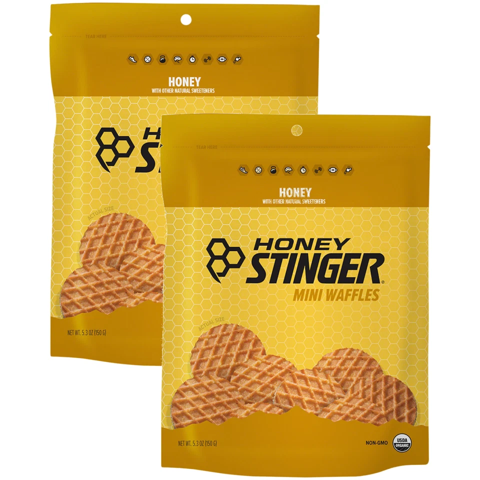 Honey Stinger Mini Waffle Honey Bag of 18