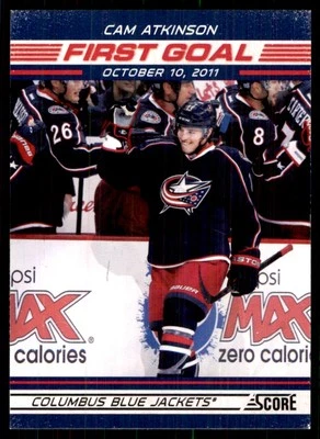 2012-13 Score First Goal Cam Atkinson Columbus Blue Jackets #FG21 - Image 1 of 2