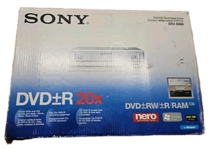 Sony DRU-840A DVD+R 20X DVD/CD unità riscrivibile con istruzioni nuovo scatola aperta - Foto 1 di 1