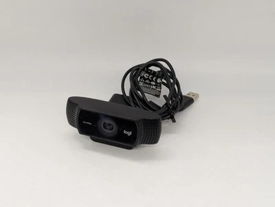 FAULTY Logitech C922 Pro HD Stream Webcam HD 1080p/30fps 720p/60fps READ - Image 1 of 4