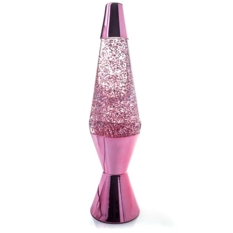 Lava Motion Lamp Diamond Shape Pink Glitter - image 1 of 1