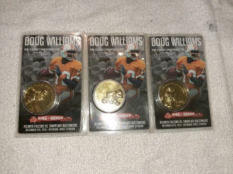 Doug Williams Tampa Bay Buccaneers Ring of Honor Commemorative Coin! NEW 2015 Cover