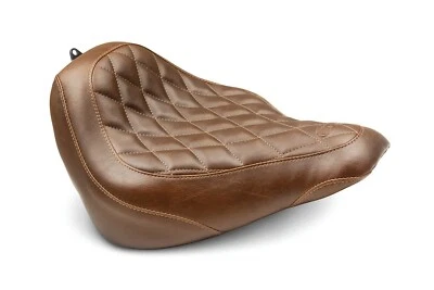 Одиночное сиденье Mustang Wide Tripper Diamond для Harley-Davidson Street Bob 2018-2023 годов выпуска - Изображение 1 из 2