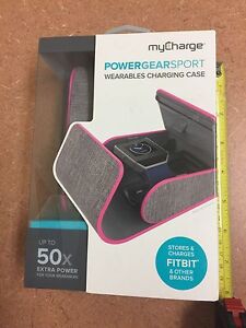 Mycharge Wearables Charging And Protection Case Fit Bit Portable Charger $30