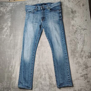 Fidelity Jeans Men 35x30 Torino Medium Wash Blue Slim Straight Made In USA Denim - Picture 1 of 18
