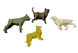 Verschiedene Hunde & Katzen Kunststoff Tiere Mehrfarbig - Bild 1 von 8
