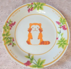 Uesd  Raccoons Rascal Dish Plate Limited Collection Anime Only Japan - Picture 1 of 12