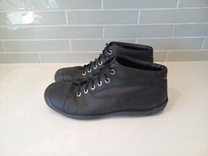 KEEN Leather Ankle Boots Mens Size US 11 UK 10 Hiking Shoes 13004-BLCK
