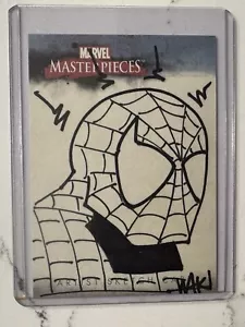 2007 marvel masterpieces artist sketch card SPIDER-MAN 1/1 - Picture 1 of 2