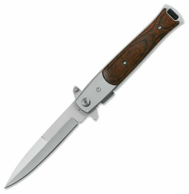Tac Force Tf-428w Assisted Opening Folding Knife Spear Point Blade Brown Pakka