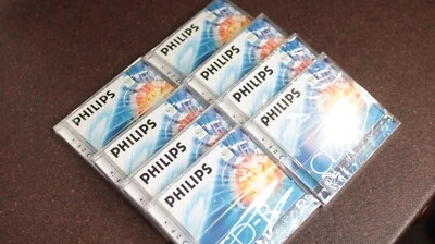 8x New And Sealed Philips CD-R 700MB 80 Minutes 52x Cert Speed Recordable CD’s - Image 1 of 3
