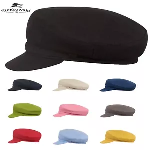 Sterkowski PIREUS Linen Letnia Czapka Rybacka Breton Grecki Żeglarz Mariner Hat - Zdjęcie 1 z 41
