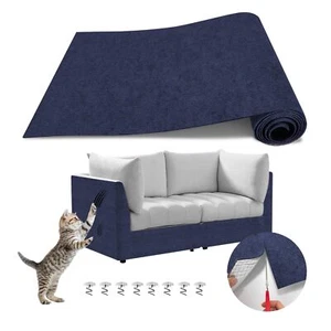 Cat Couch Furniture Protector Scratching Mat Self-Adhesive Cat Scratch Carpet... - Picture 1 of 7