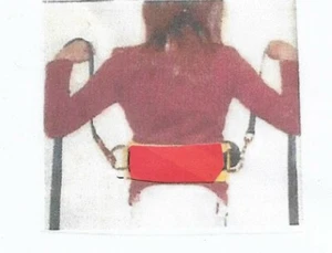 Gymnastic Spotting Belts SMALL RED 19-23 Inch Waist Acrobatics Tumbling Training - Picture 1 of 10