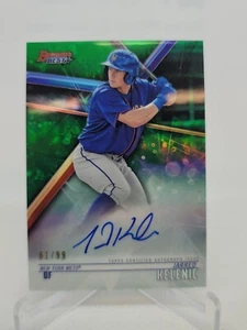 Jarred Kelenic 2018 Bowman's Best Green Refractor Auto /99 RC ROOKIE Mariners - Bild 1 von 1