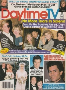 Daytime TV magazine June 1989 JUDI EVANS-LINDA DANO-FRANK RUNYEON-A MARTINEZ-SB - Picture 1 of 5