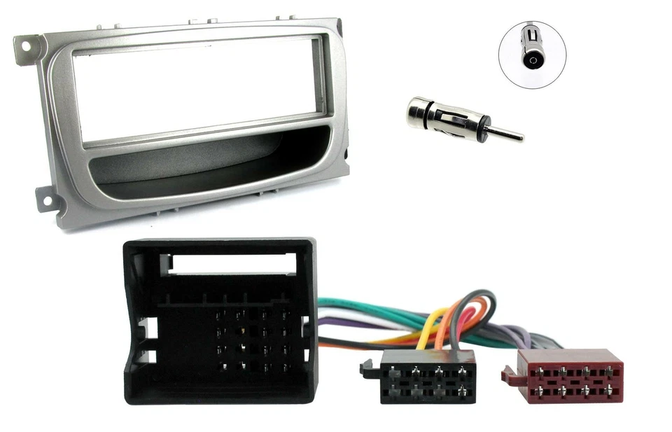 CT24FD26 Singolo din Facia Surround Cavi Adattatore Antenna Kit Per Ford C-Max - Immagine 1 di 1