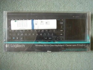 Logitech Wireless all-in-one Keyboard, with usb receiver, open Box new - Picture 1 of 17