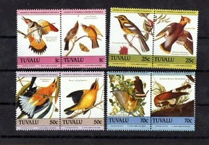 TUVALU 279-82 MNH PAIRS AUDUBON PAINTINGS - Picture 1 of 1
