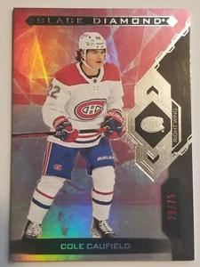 2022-23 UD BLACK DIAMOND Cole Caufield BDB-CC 29/75 RED Parallel - Picture 1 of 2