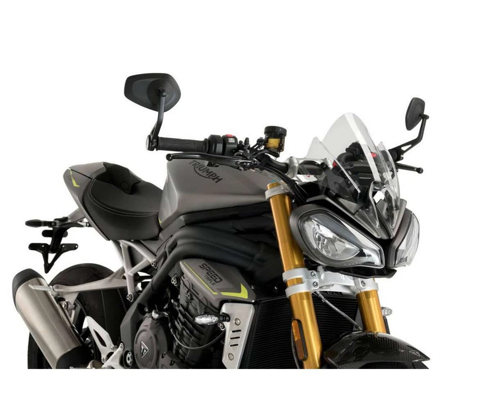 Cupolino PUIG Trasparente Naked 20795W TRIUMPH SPEED TRIPLE RS 1050 2021 2022 - Immagine 1 di 1