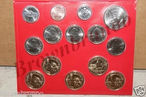2015-D United States Mint Uncirculated Coin Set 14 Coins DENVER Mint w/ COA - Picture 1 of 2