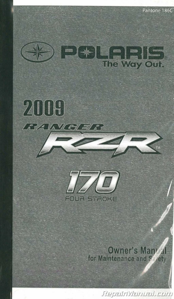 2009 Polaris Ranger RZR 170 Owners Manual : 9922131 Foto 1 de 1