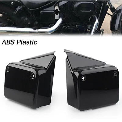 ABS Battery Side Cover For Honda Shadow Spirit VT750DC 00-09 Black Widow 00-07 Foto 1 de 4