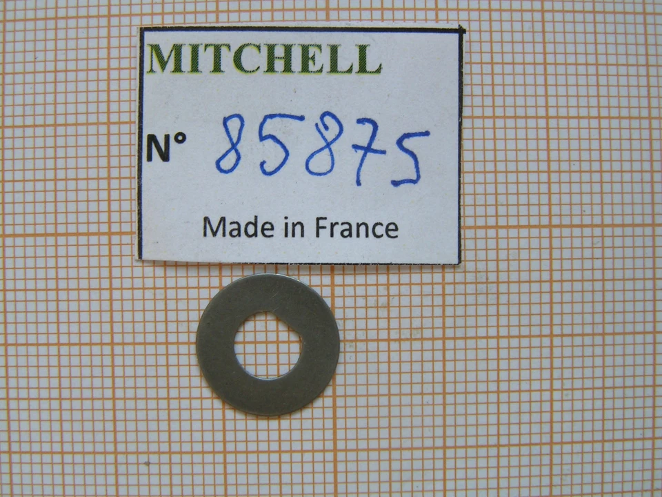 Washer Metal Reel Fly Mitchell 7130 7150 Washer Real Part 85875 - Image 1 of 1