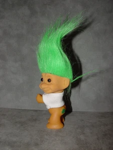 Troll Doll 3" Russ Irish St.Patrick's Day Clip-On White Shirt - Picture 1 of 1