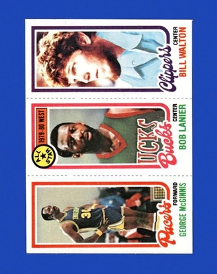 1980-81 Topps Set-Break 222 10 121 Walton Lanier McGinnis casi nuevo-como nuevo o mejor Foto 1 de 2
