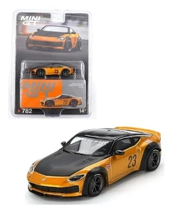 MINI GT LBWK LIBERTY WALK NISSAN Z LB-NATION FUNCIONA 1/64 ORO FUNDIDO A PRESIÓN MGT00782-3F - Imagen 1 de 5