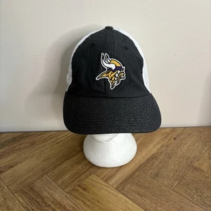 NFL Minnesota Vikings Womens Black And White Sparkly Hat Ladies Cap Game Day #72 - Picture 1 of 7