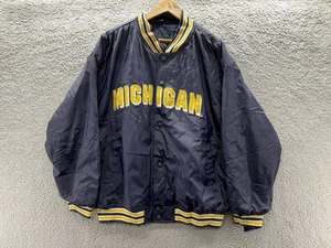 NUEVO CON ETIQUETAS Chaqueta Michigan Wolverines Para Hombres 2XL Bombardero De Colección Steve & Barrys NCAA-C - Imagen 1 de 14