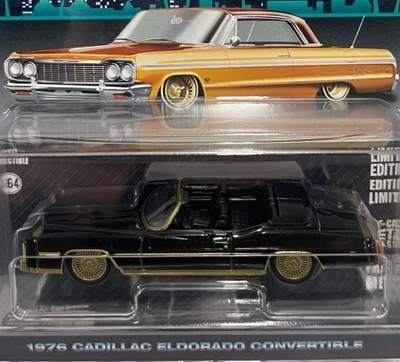 Greenlight Lowriders 1:64 1976 Cadillac Eldorado convertible ¡fuera de producción!! Foto 1 de 4