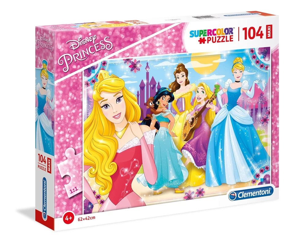 Puzzle 104 Maxi Princess Principesse Disney Clementoni 23714