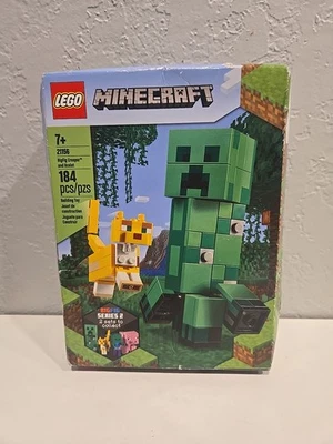 LEGO Minecraft: BigFig Creeper and Ocelot (21156) New Sealed With Box Damage - Image 1 of 4
