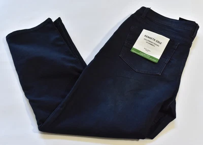 Kenneth Cole New York Men's Dark Wash Blue Jeans Size 36-30 Straight-Tapered - Image 1 of 3