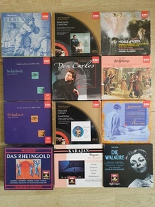 EMI Classical Opera CD Box Set + Librettos x 12 Job Lot Wagner Verdi Puccini - Picture 1 of 7
