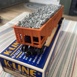 VTG. K Line K-6271 Electric Train O Gauge Model Railroad Amtrak Hopper Car w/Box - Picture 1 of 9