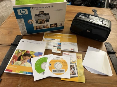 HP Photosmart A618 Compact Digital Photo Inkjet Printer - Wireless - Image 1 of 4