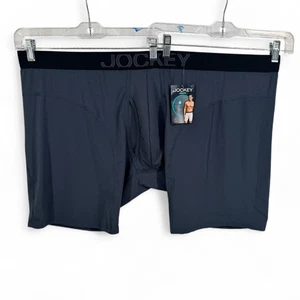 Jockey Herren Unterwäsche Big Man RapidCool 10" Midway Boxershorts grau 5XL - Bild 1 von 5