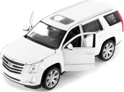 2017 Cadillac Escalade with Sunroof White 1/24-1/27 Diecast Model Car by Welly - Image 1 of 4