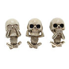 3 Pcs Skeleton Car Decoration Perfume Clip Vent Skull Air Freshener Decorate