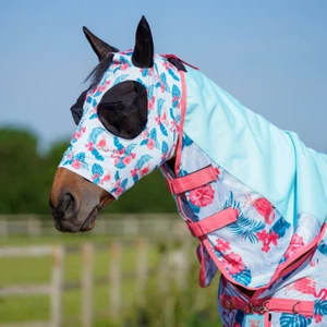 Flamingo Fly Mask - Picture 1 of 7