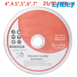 LABLT Cut off Wheel Metal & Stainless Steel Thin Cutting Discs 4",4.5",5",6",7" - Picture 1 of 13