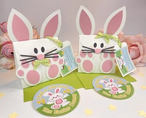 Personalised Easter Bunny Gift Bag & Tag, Sticker, Easter Gift, Easter Hunt - Picture 1 of 8