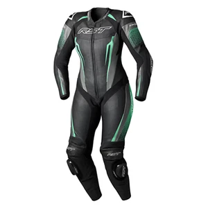 Traje de cuero RST Tractech Evo 5 CE para dama negro/aqua/gris - Imagen 1 de 3