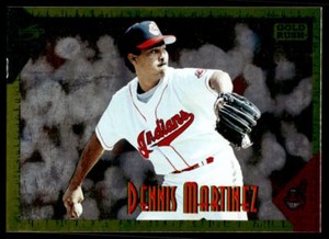 1994 Score Rookie & Traded Gold Rush RT24 Dennis Martinez  Cleveland Indians