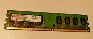 BANCO MEMORIA RAM COMPUTER DESKTOP PC DDR2 2GB KINGSTON KVR800D2N6/2G 4 PEZZI - Foto 1 di 1